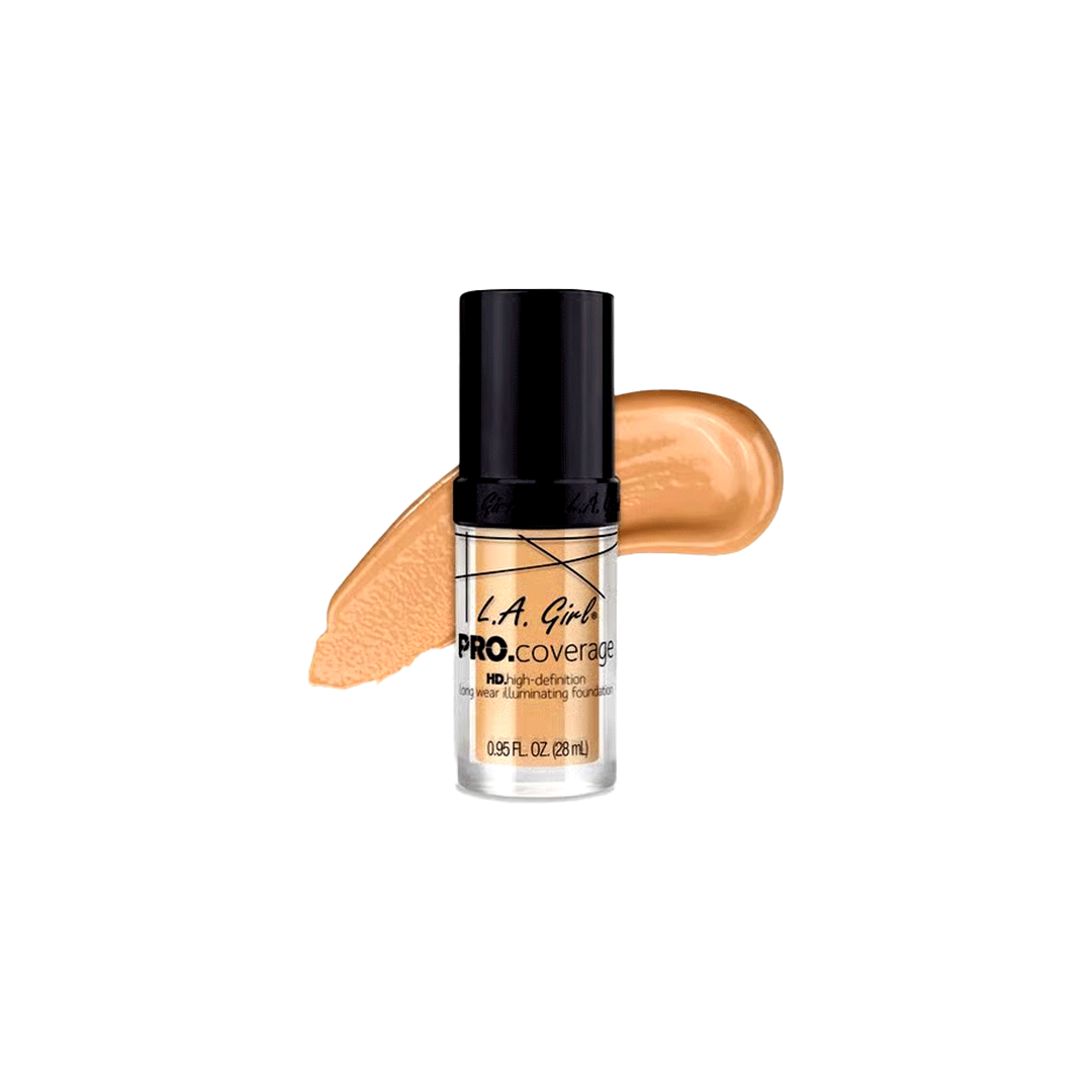 L.A. Girl Pro Coverage Illuminating Foundation Nude Beige - 28  ML