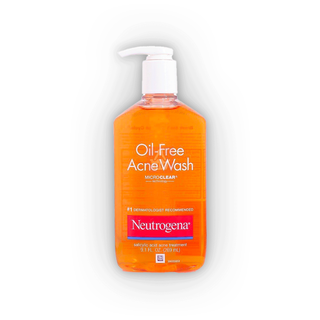 Neutrogena Oil-Free Acne Wash 269ml | Salicylic Acid Face Cleanser for Acne & Oily Skin