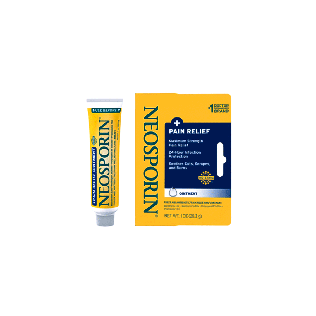 Neosporin + Pain Relief Antibiotic Ointment – Infection Protection & Fast Pain Relief for Minor Cuts, Burns & Scrapes