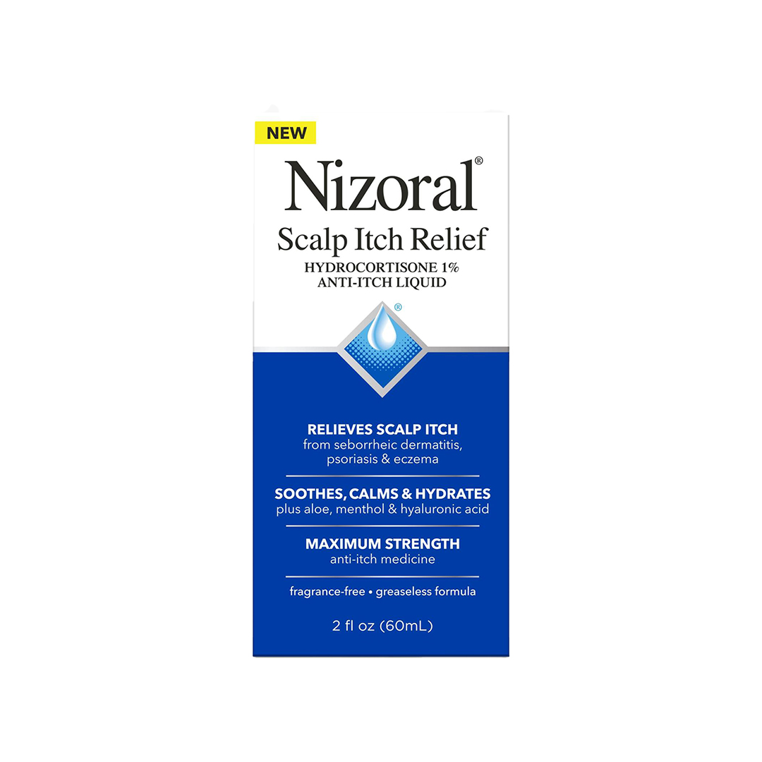 Nizoral Scalp Itch Relief Liquid 2 fl oz – Hydrocortisone 1% Anti-Itch Treatment for Scalp