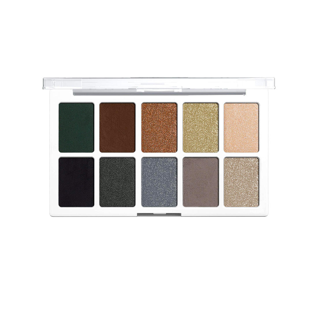 Wet n Wild Color Icon 10 Pan Eyeshadow Palette – Lights Off | Matte & Shimmer Shades