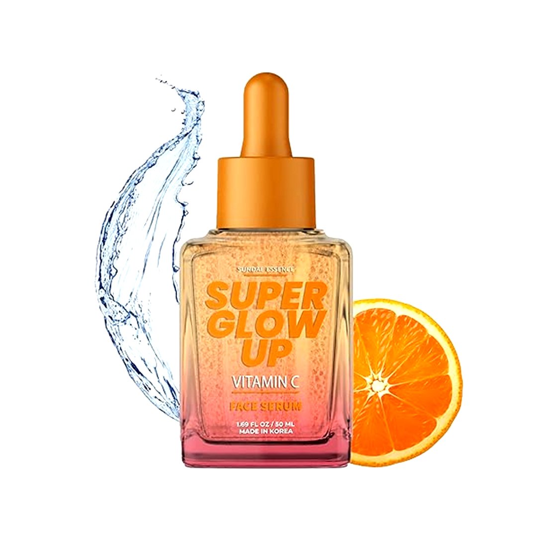 Sunday Essence Vitamin C Face Serum – Brightening & Hydrating Korean Serum – 1.69 Fl. Oz