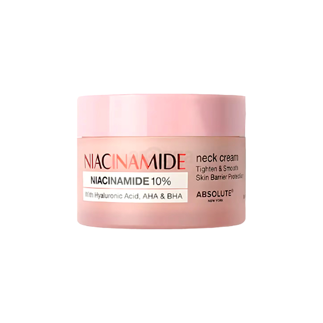 Absolute New York Niacinamide 10% Neck Cream 55g | Brightening & Firming Neck Moisturizer