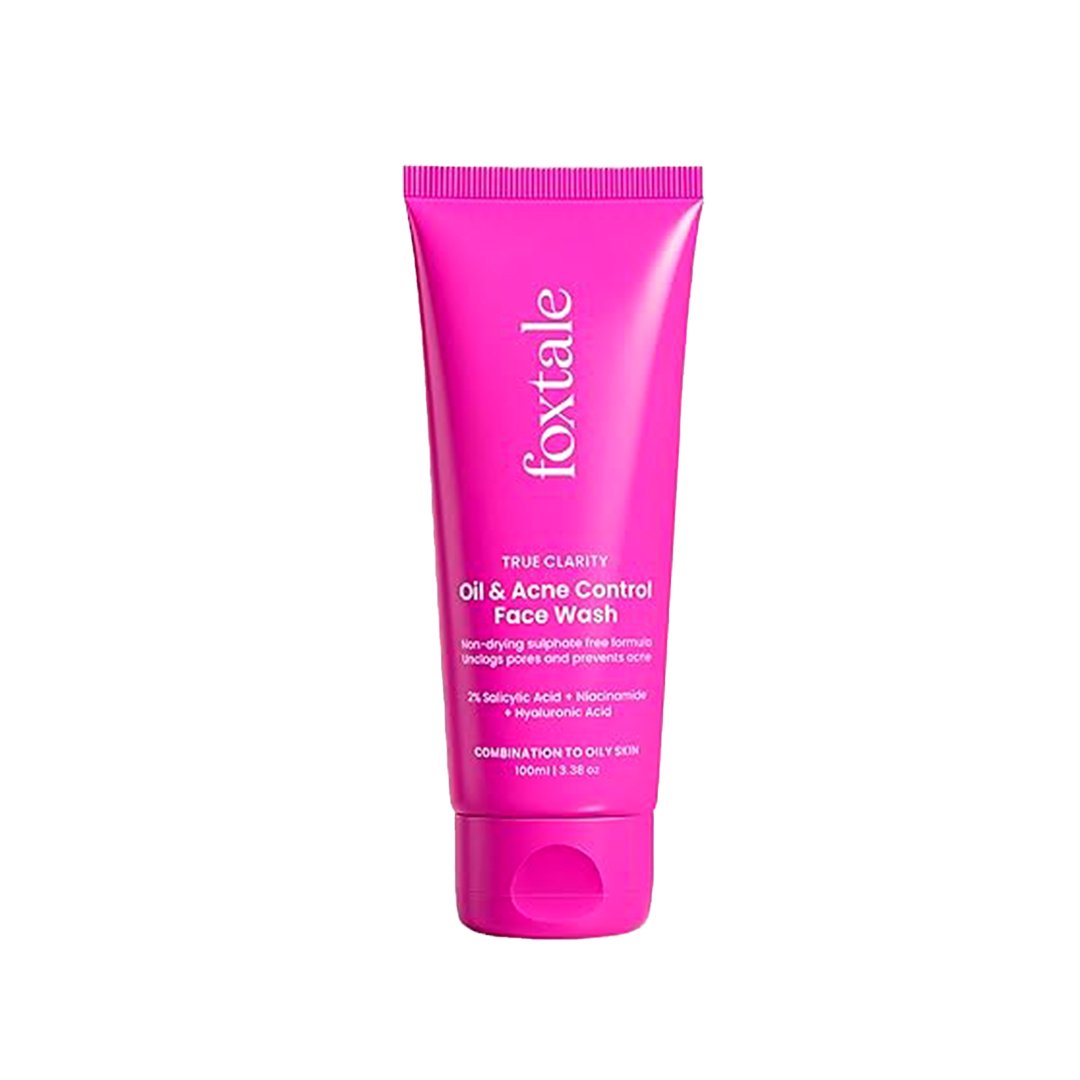 Foxtale Oil & Acne Control Face Wash with 2% Salicylic Acid (2 x 100ml)