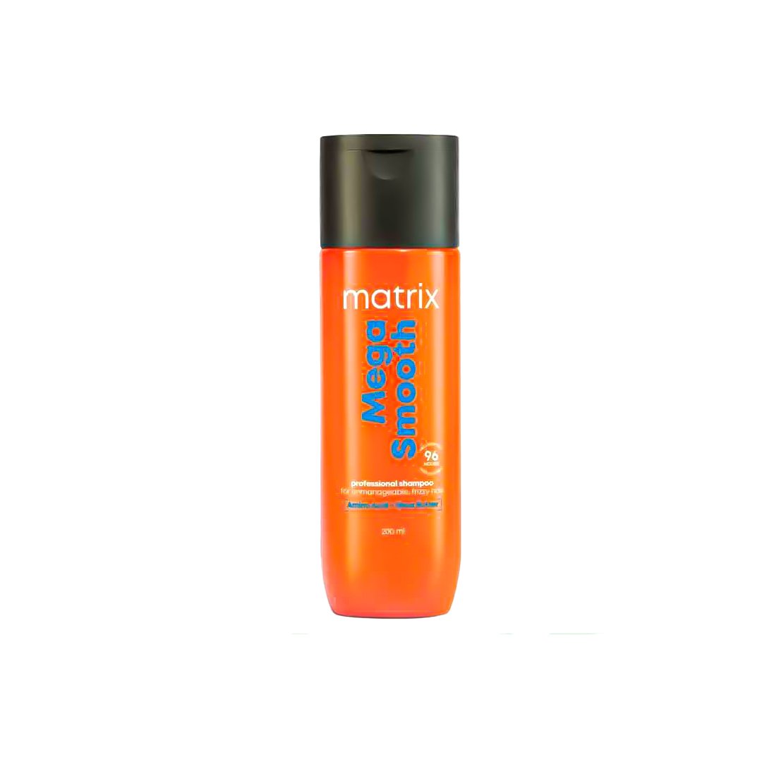 Matrix Mega Smooth Professional Shampoo with Shea Butter & Amino Acids for Frizzy and Dry Hair (200ml)